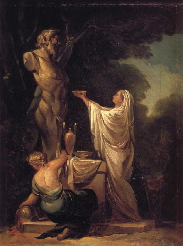 Francisco Goya Sacrifice to Pan Sweden oil painting art